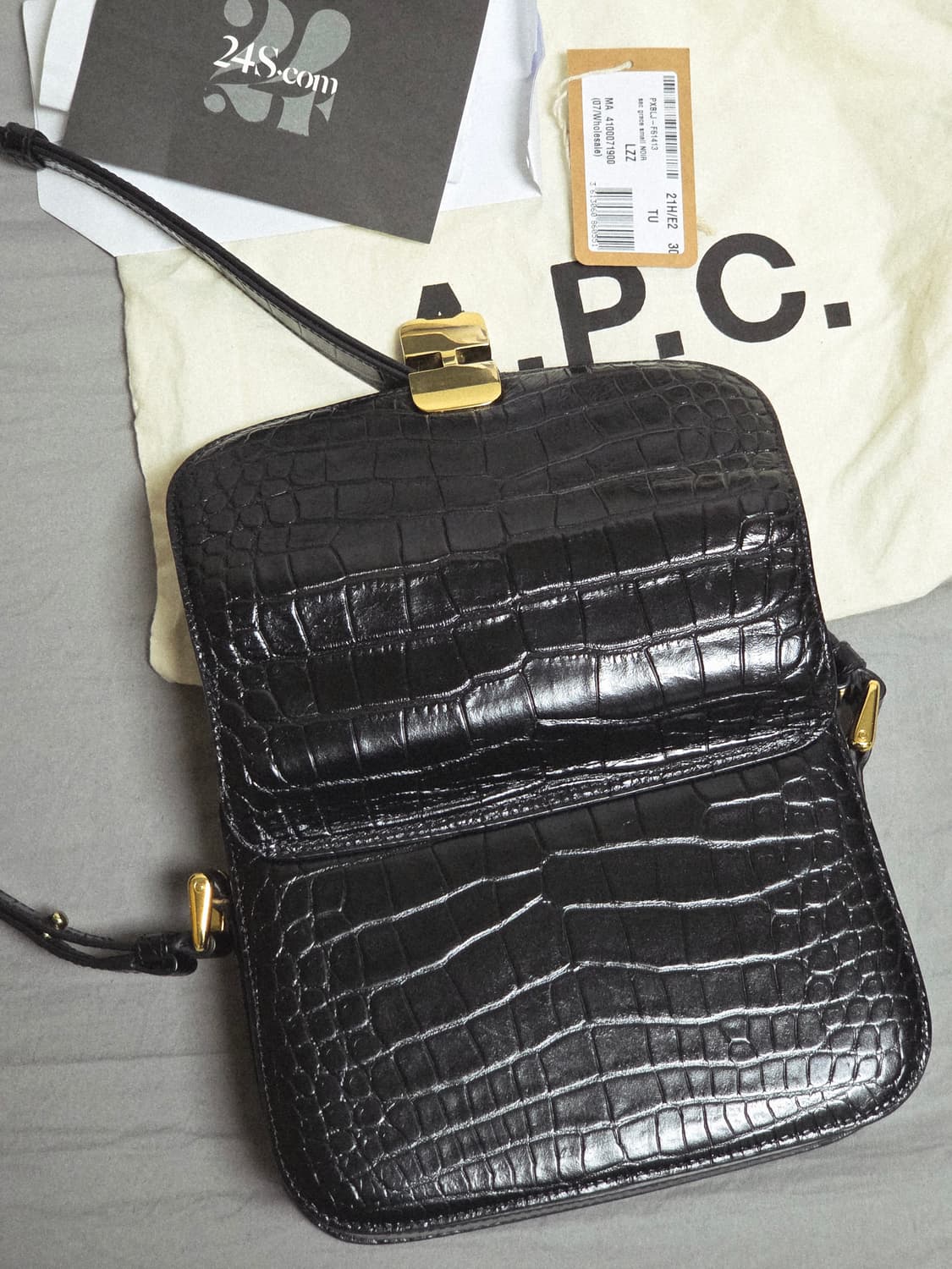 아페쎄 그레이스백 크록 블랙 느와르 상품이미지9