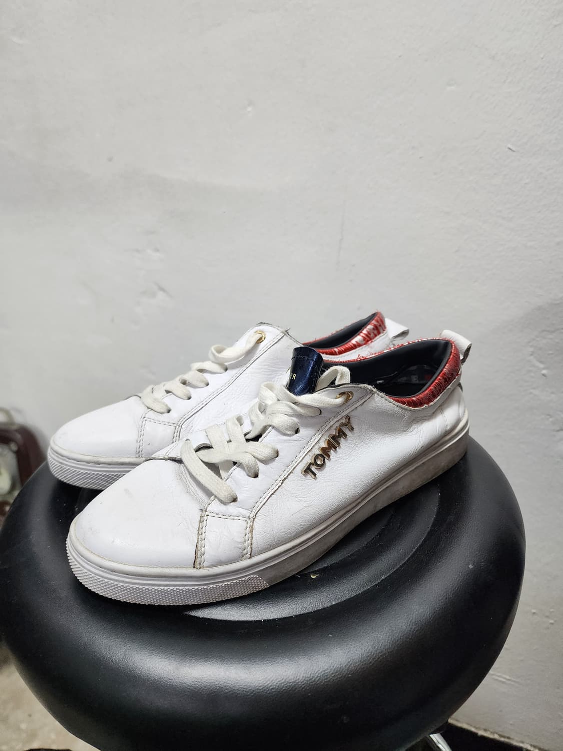 타미힐피거 흰색 스니커즈 운동화 상품이미지2