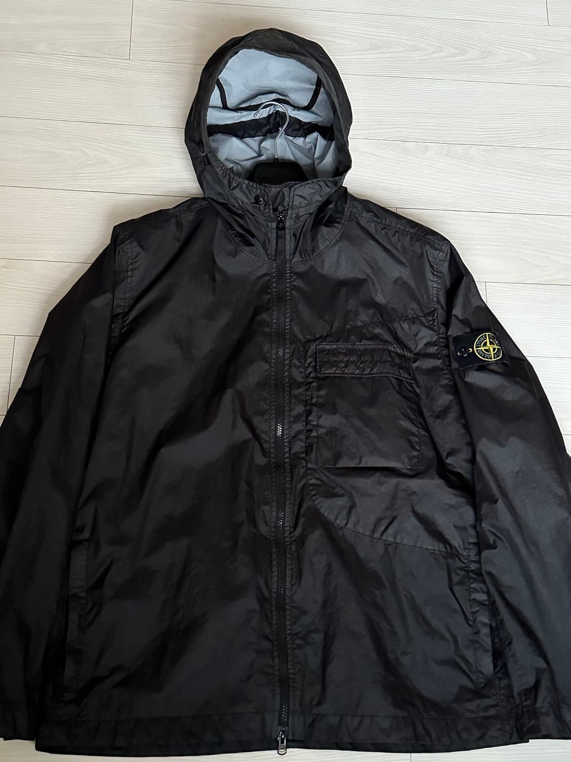 스톤아일랜드 멤브라나 자켓 22ss XL(105-110) 블랙 상품이미지4