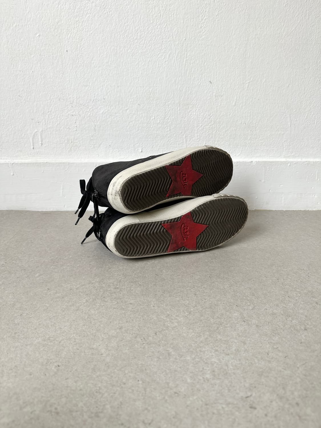 Ash 블랙 펄 지퍼 하이탑 스니커즈 상품이미지6