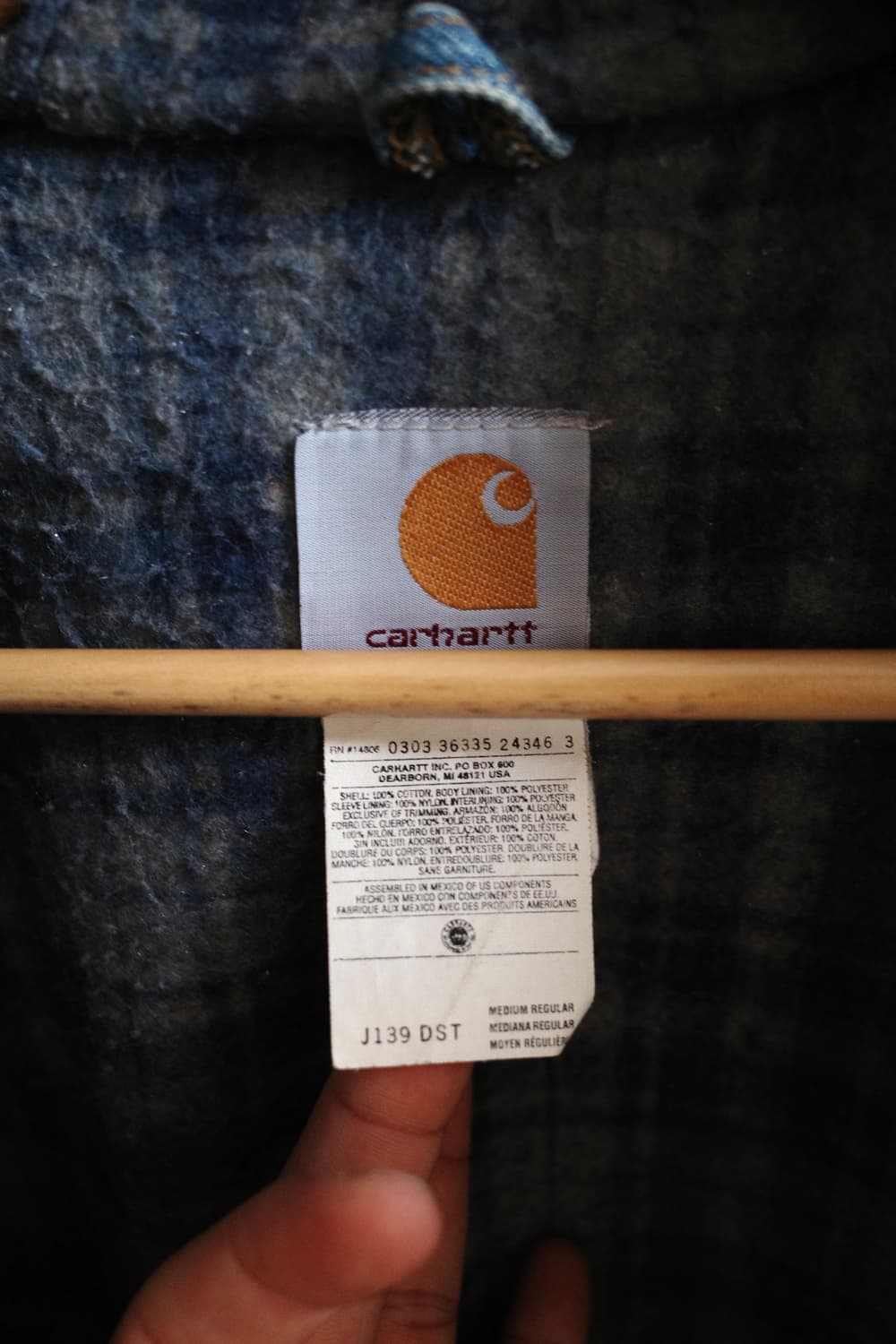 칼하트 데님 액티브 자켓 상품이미지10
