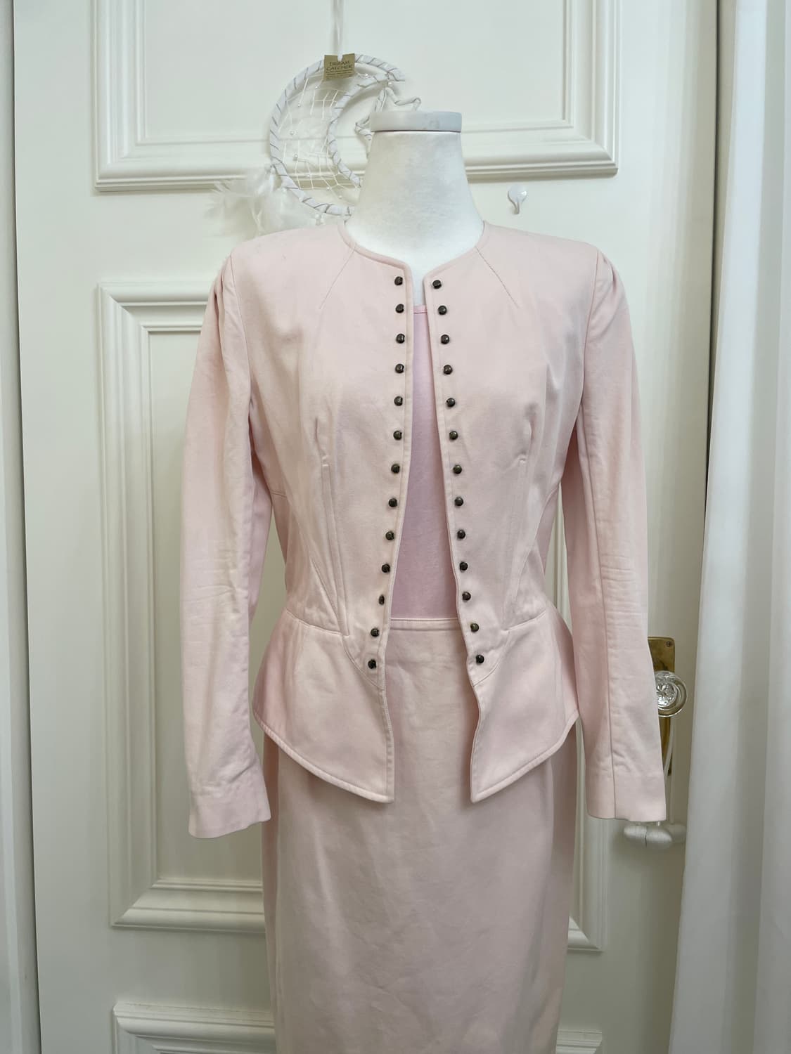 GIVENCHY PARIS pink cotton jacket&midi s 상품이미지5