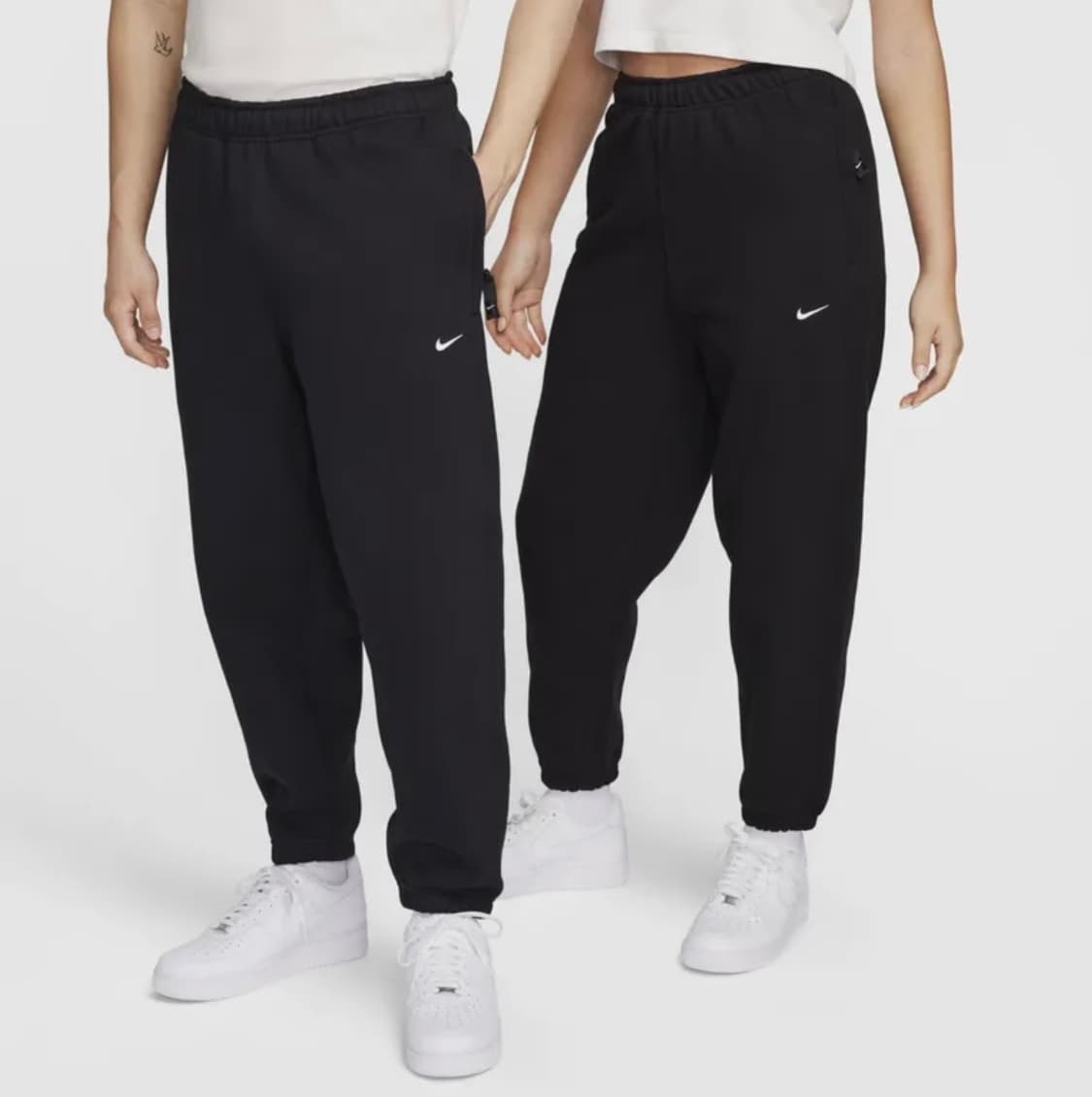 [S]나이키 솔로 스우시 플리스 조거 팬츠/블랙/기모 상품이미지2