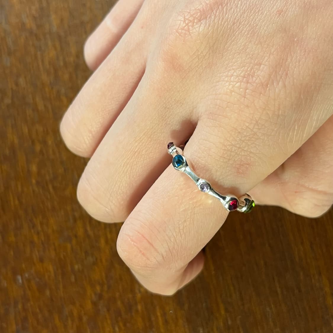 새상품 여성 신주 개구리 반지  상품이미지1