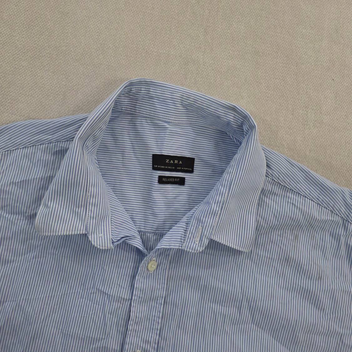 [실측] 자라 스트라이프 셔츠 남방 0210J 상품이미지2