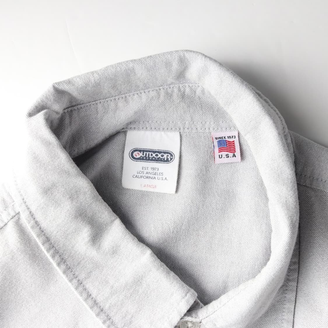 아웃도어 프로덕츠 로고 패치 옥스포드 셔츠 상품이미지5