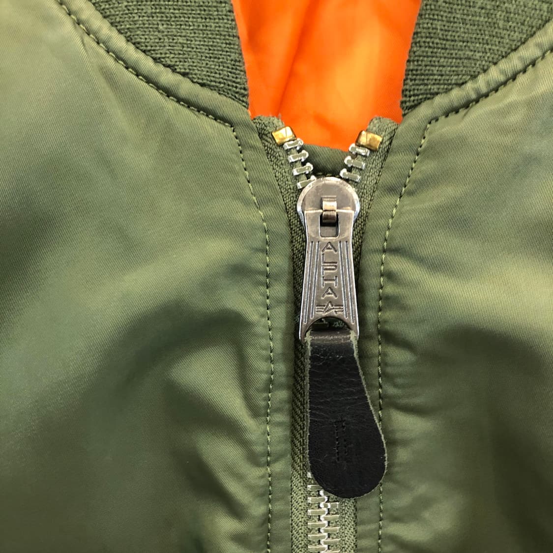 알파 ma-1 블루종점퍼 XS 상품이미지4