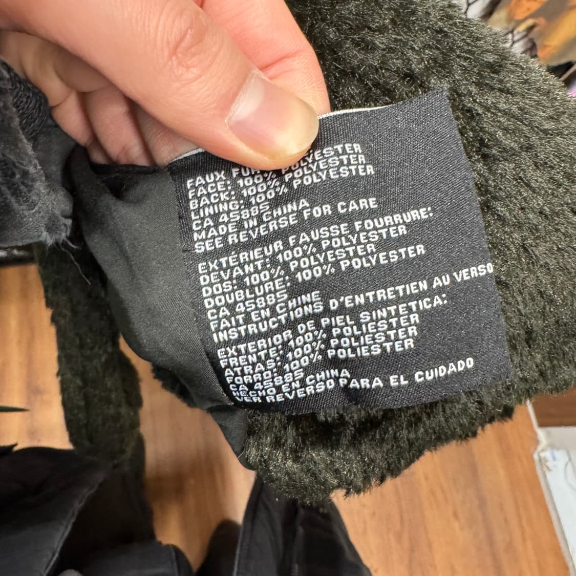 마이클 코어스 카라 퍼 숏코트 체인 버튼 포인트 딥그린 상품이미지6