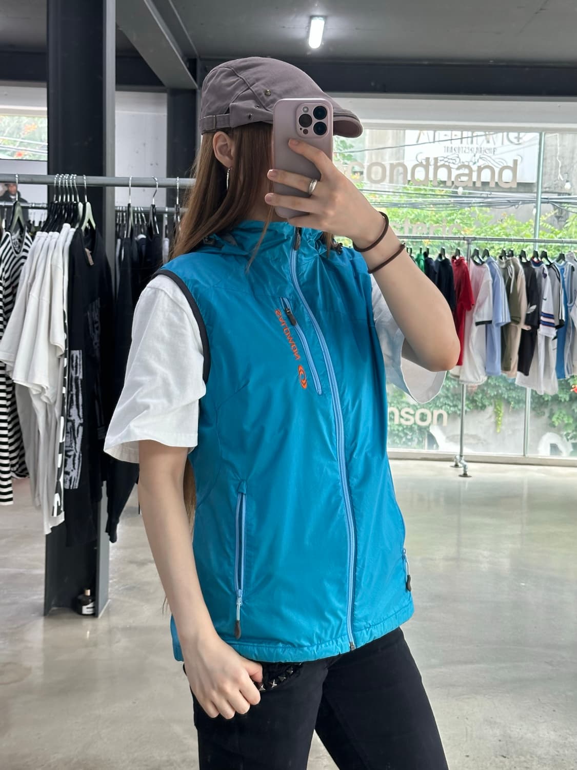 살로몬 클라임 윈드브레이크 나일론 베스트 상품이미지1