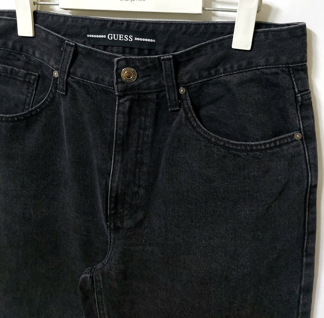 게스 흑 데님 32 상품이미지5