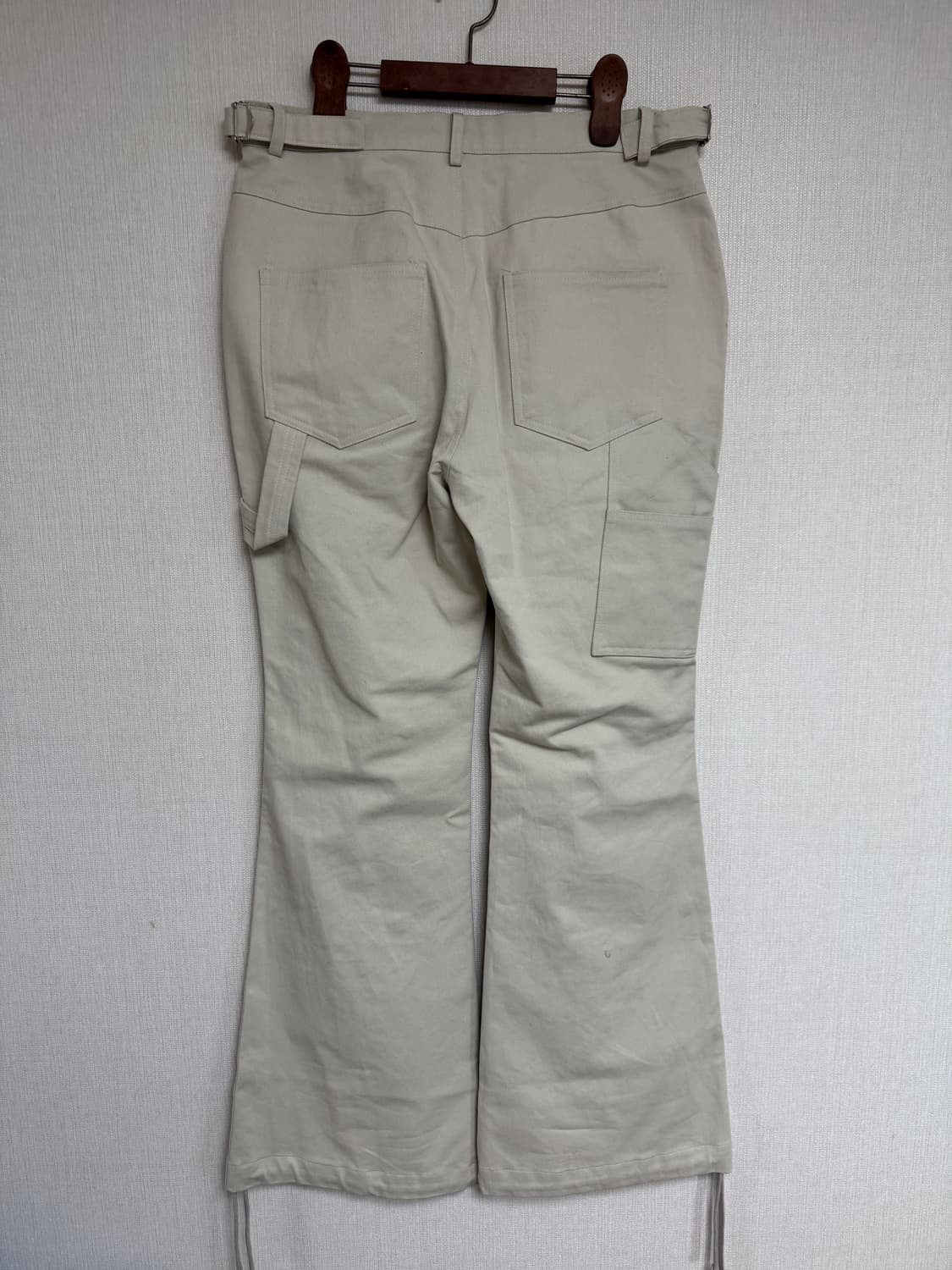 로어링라드 더블니 플레어 카펜터 팬츠 베이지 m 상품이미지2