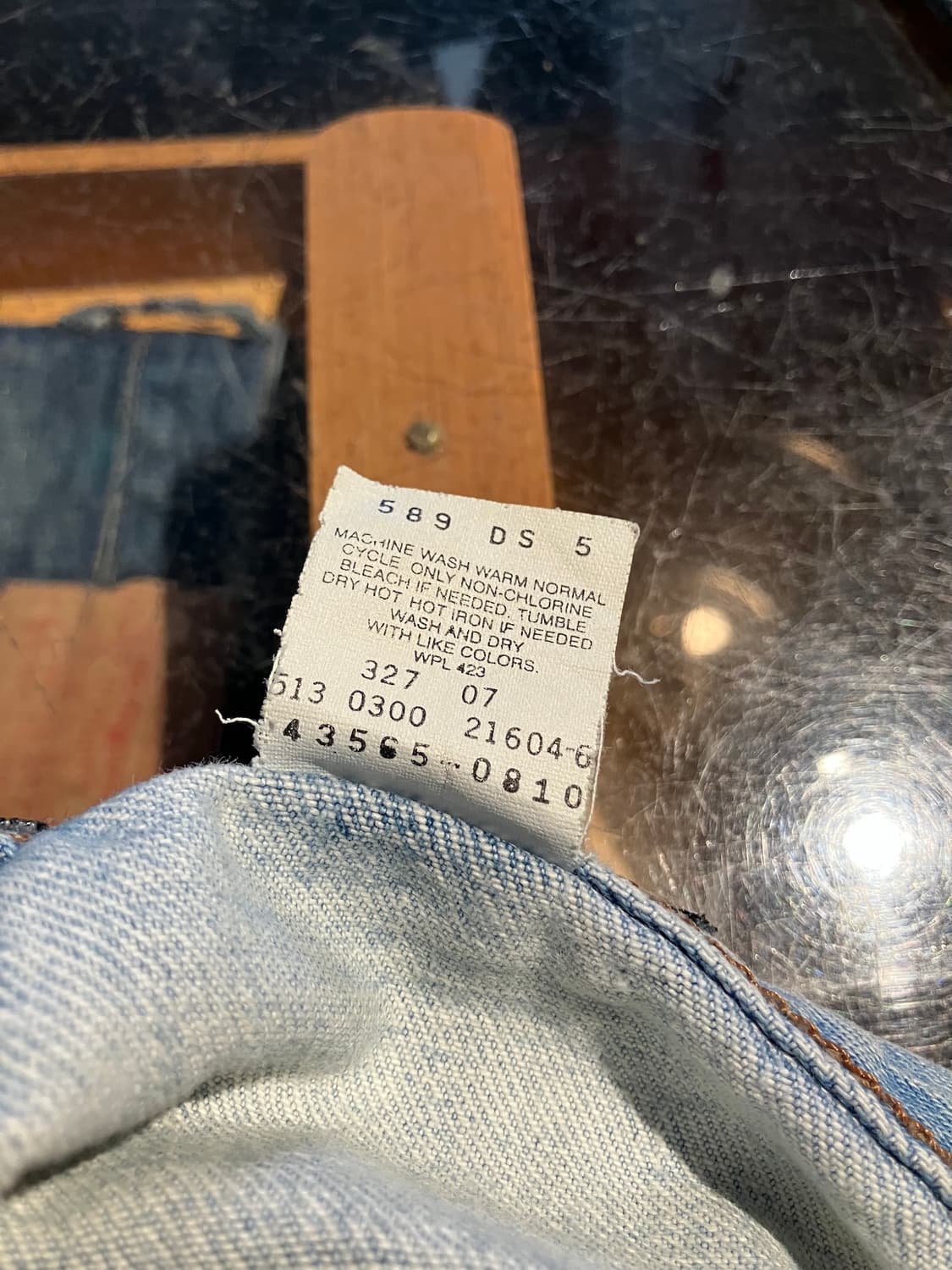 00s USA 빈티지 리바이스 실버탭 루즈핏 데님 팬츠 상품이미지10