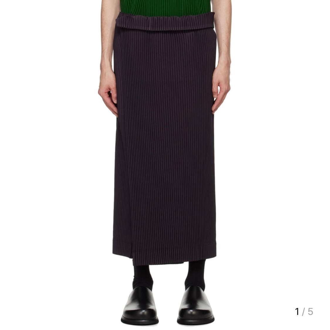 [003] 이세이미야케 옴므플리세 컬러 팔레트 스커트 팬츠 퍼플 상품이미지5