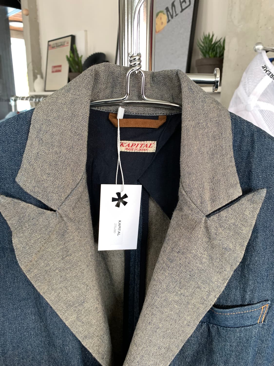 Kapital 캐피탈 데님 더블 블레이저 자켓 상품이미지3