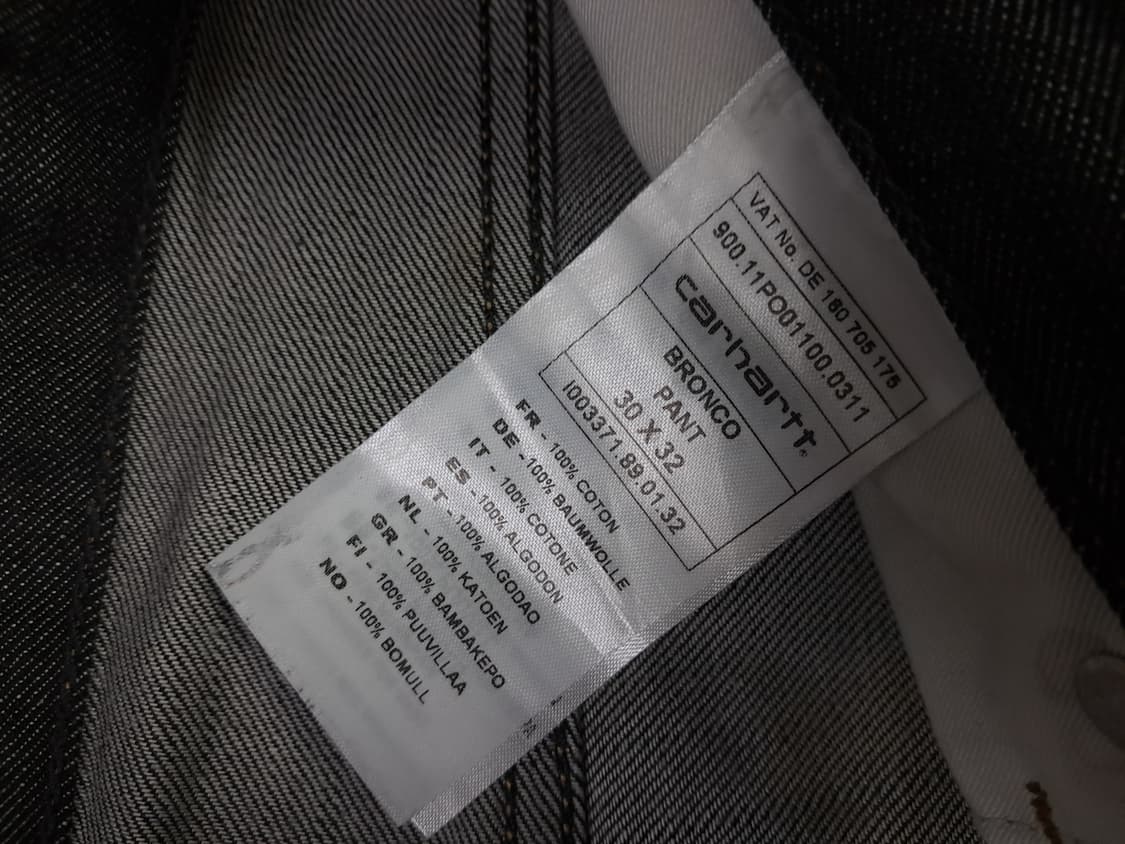 특A 오리지날 칼하트 브롱코 블랙 데님진 상품이미지6