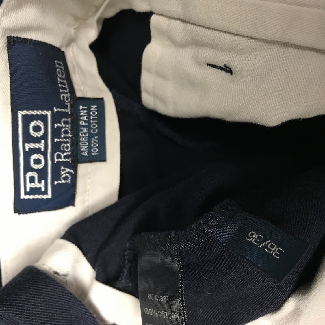 폴로 랄프로렌 네이비 치노 팬츠 36/36 상품이미지6