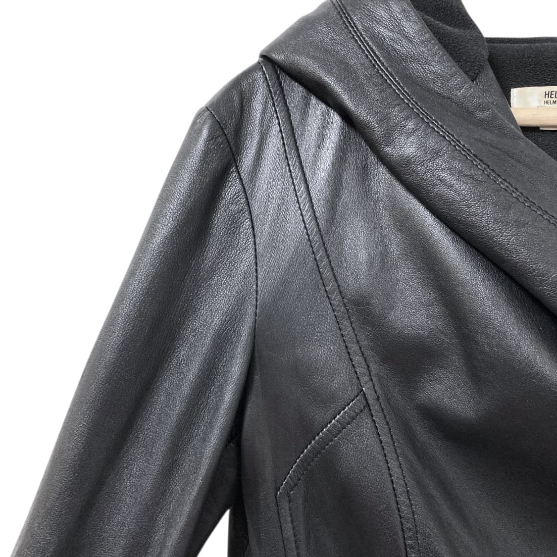 헬무트랭 램스킨 비대칭 라이더자켓 상품이미지7