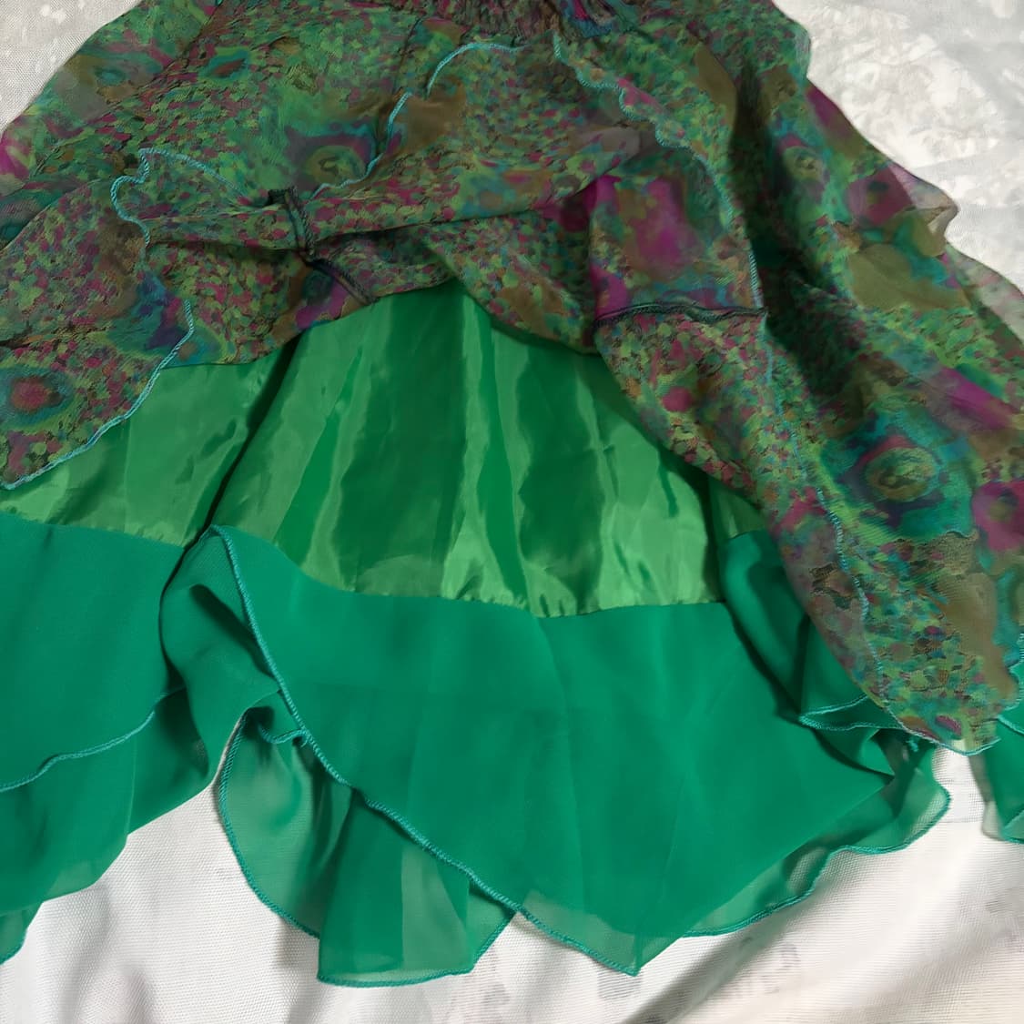 초록 곰팡이 스커트  상품이미지2