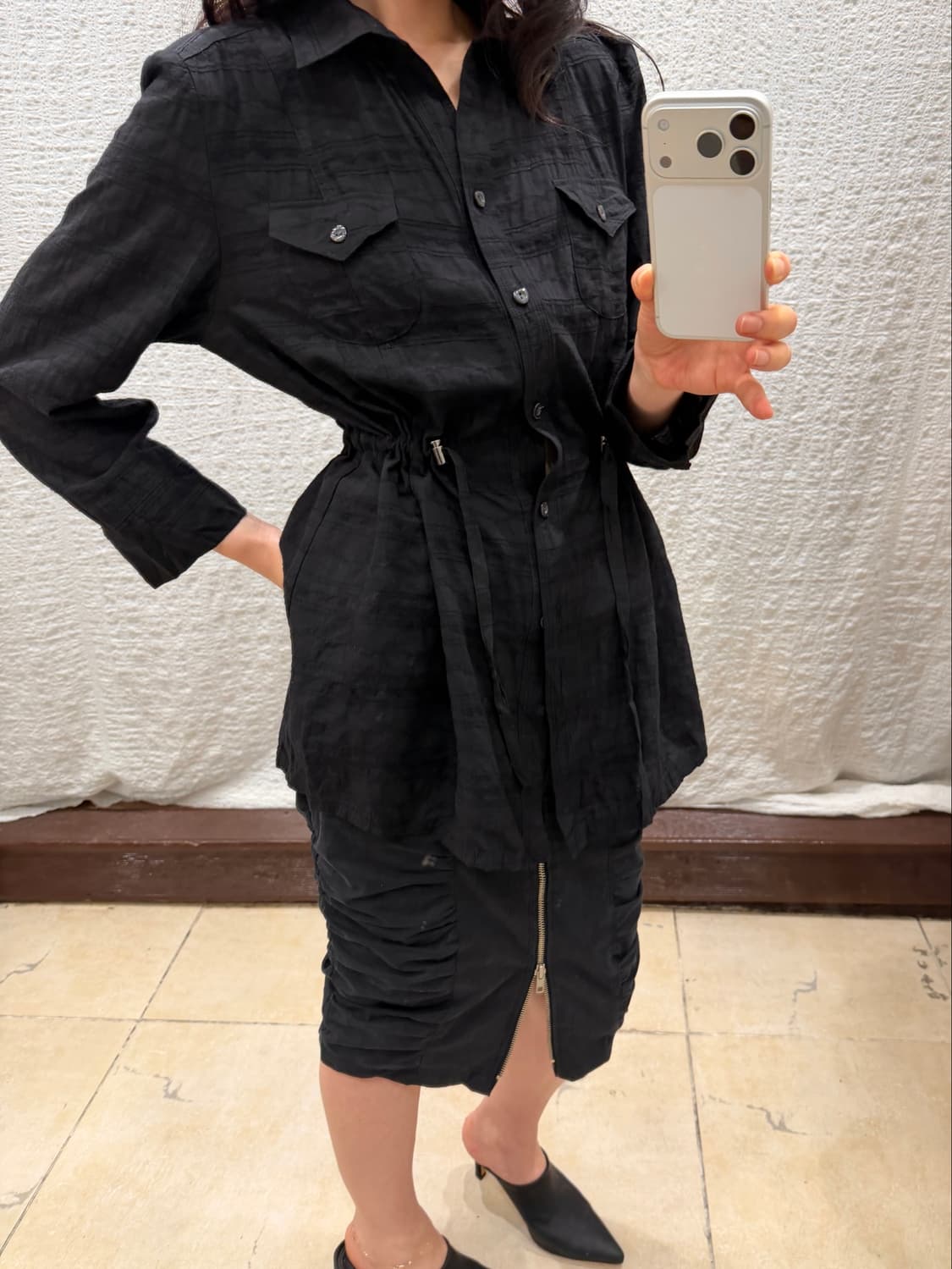 Noir Breeze Shirt Jacket 상품이미지5
