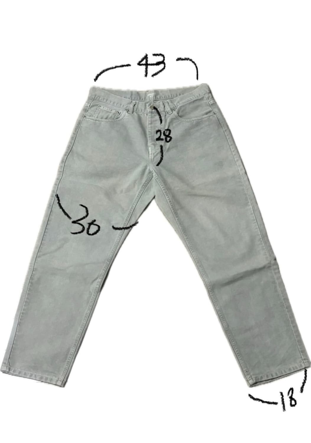 칼하투 wip 팬츠 상품이미지2