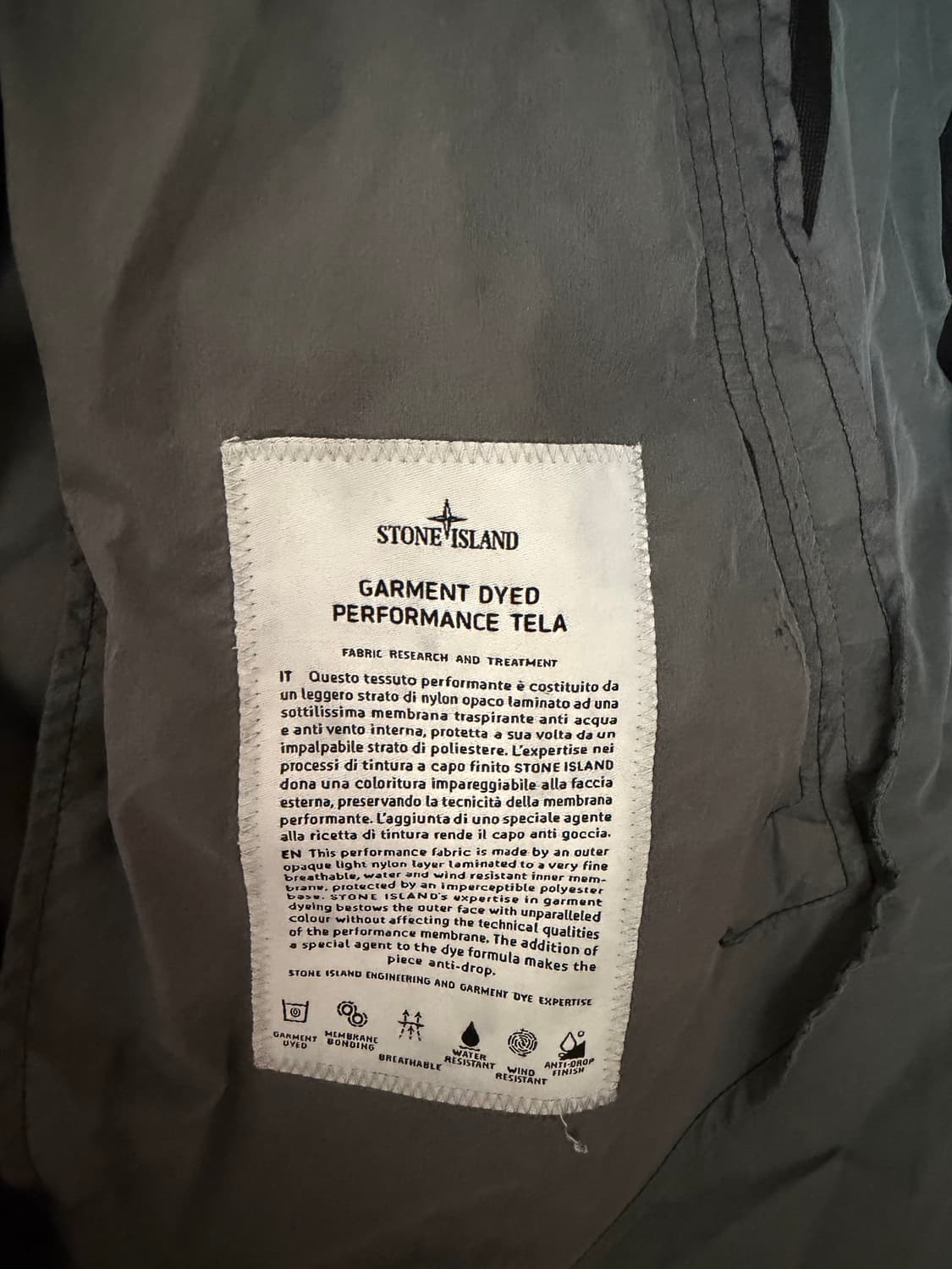 스톤아일랜드 바람막이 L 상품이미지5