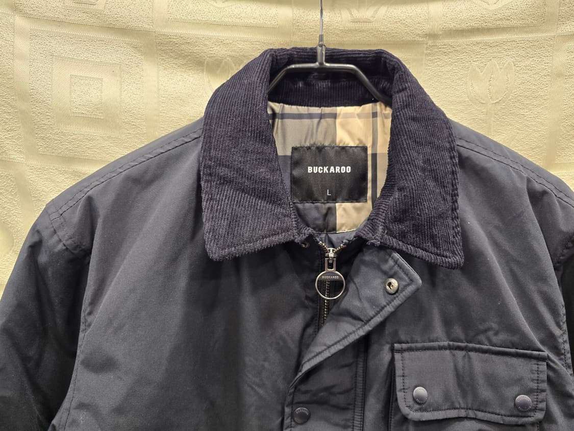 거의새거) 버커루 남성 아웃포켓 바버 자켓 L(100) 상품이미지4