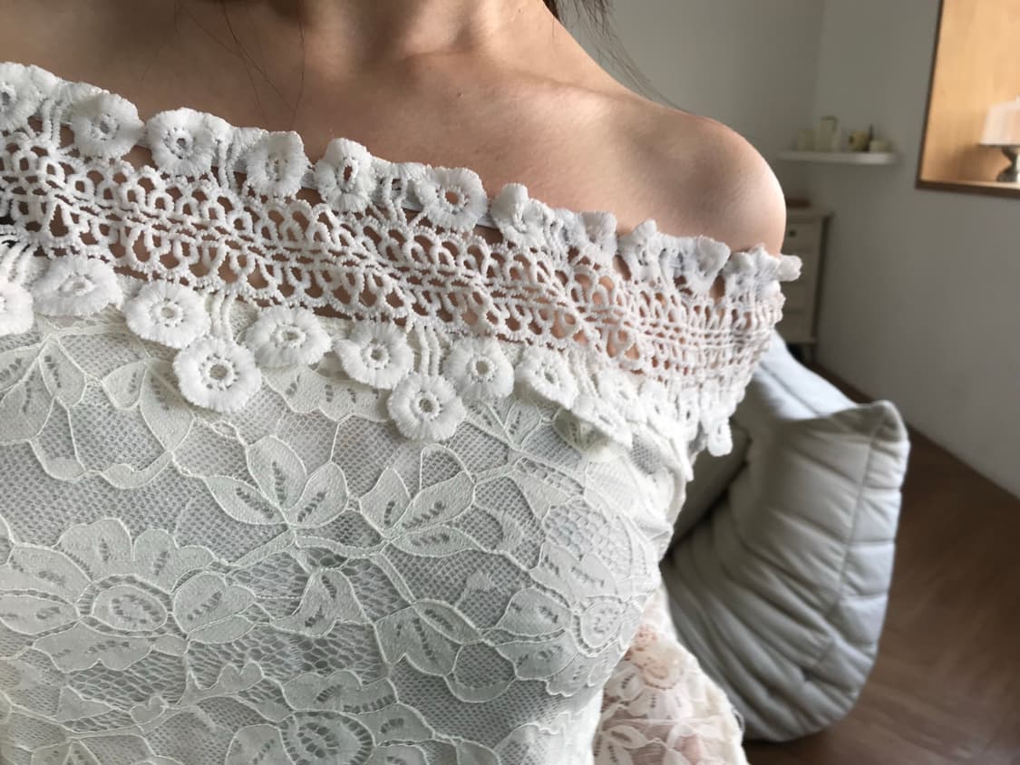 vintage lace top 상품이미지3