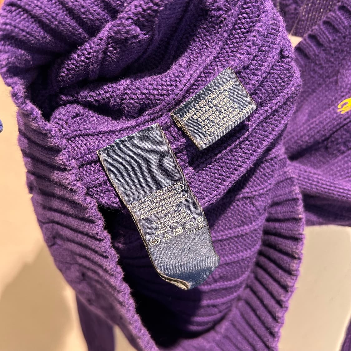 Ralph Lauren Sports V-neck Cable Knit 상품이미지8