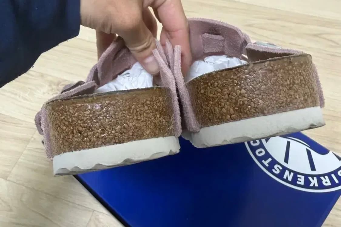 버켄스탁 보스턴 소프트풋베드 스웨이드레더 핑크/41 상품이미지3