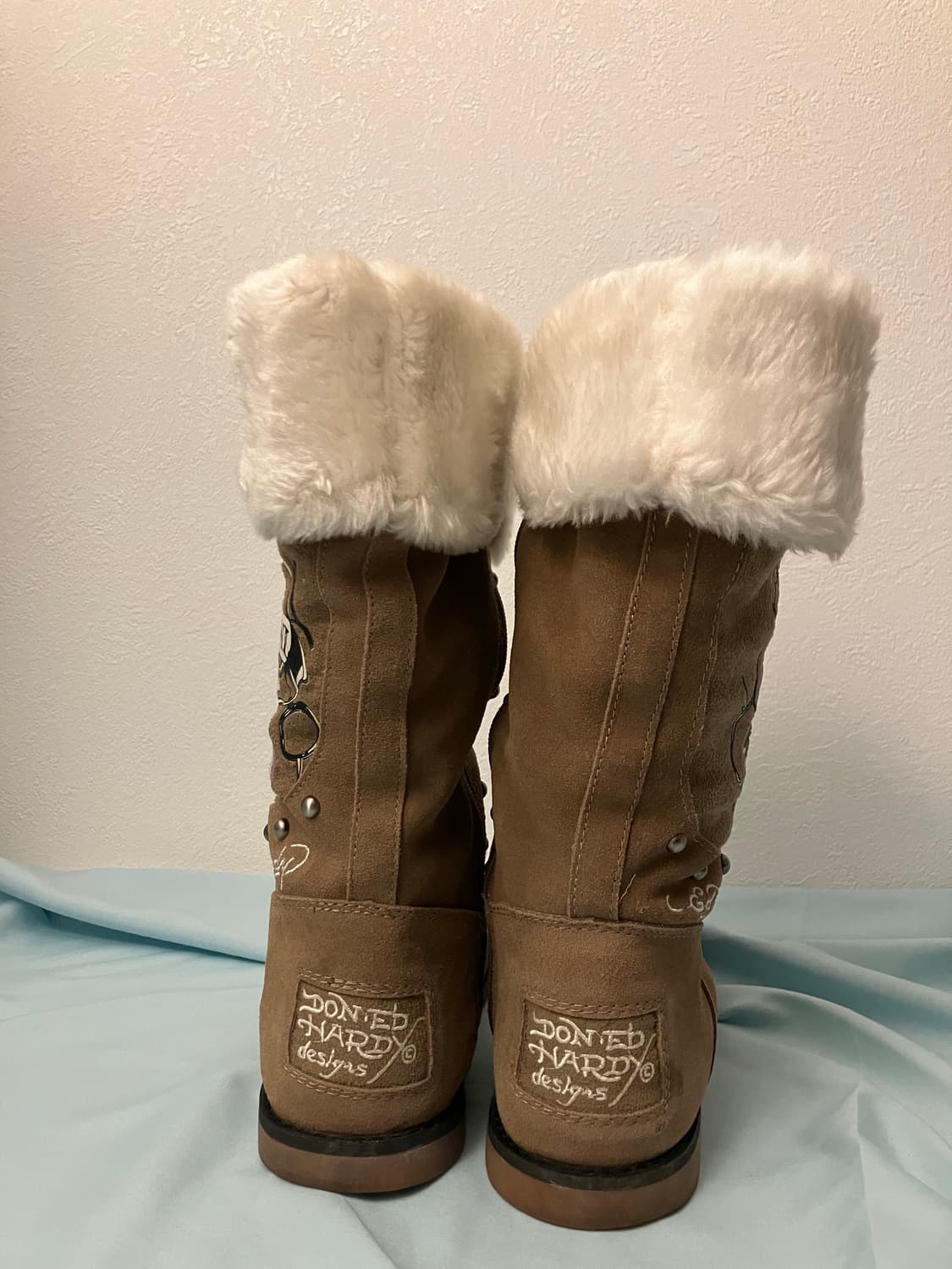 에드하디 어그부츠 퍼부츠 스웨이드부츠 y2k 00s 상품이미지5