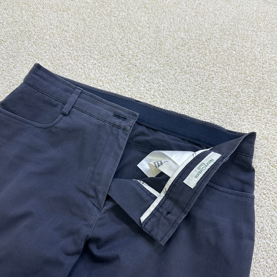 실측확인 헨리코튼 코튼팬츠 0319D 상품이미지2