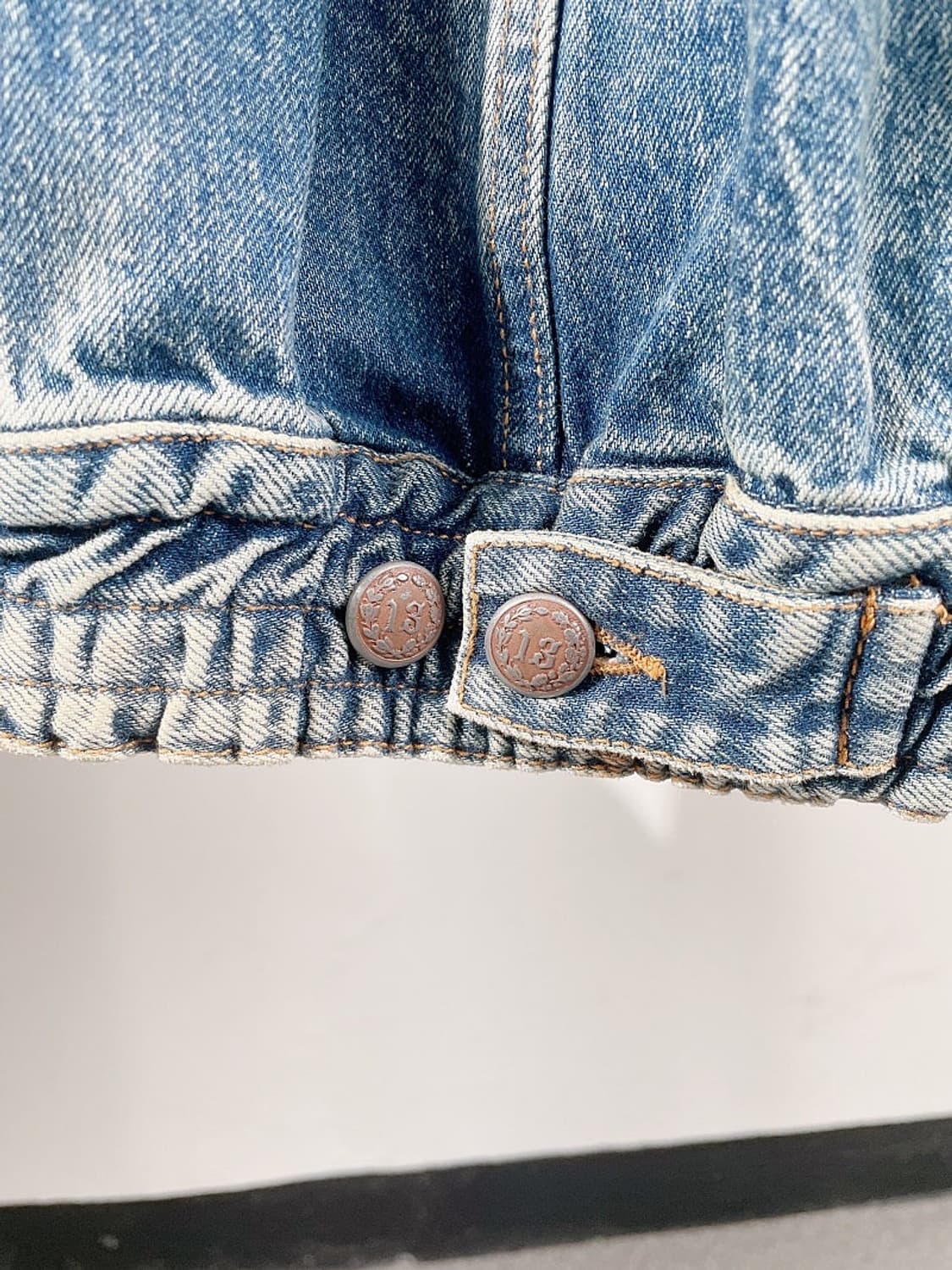 (정품/새상품) R13 알써틴 공용 친치드 웨이스트 데님 자켓 상품이미지5