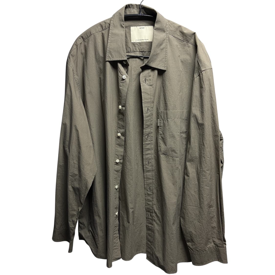 포터리 컴포트 셔츠 다크 그레이 2 상품이미지1