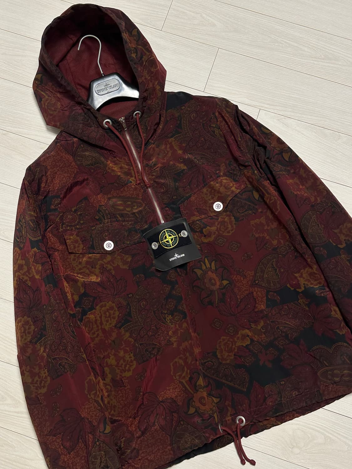 스톤아일랜드 x 슈프림 페이즐리 아노락 XL(105-110) 상품이미지4