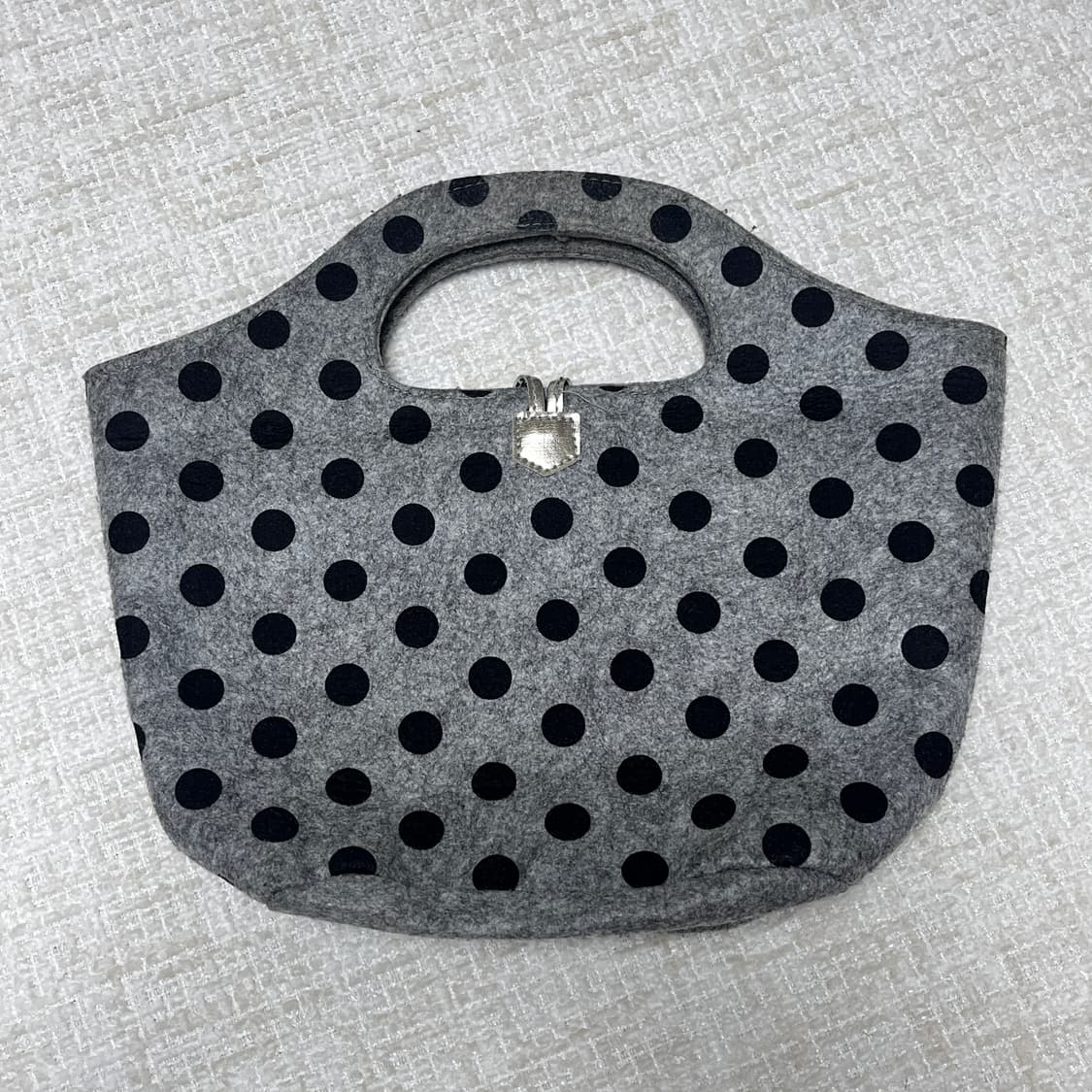 bulle de savon 도트 펠트 토트백 상품이미지4