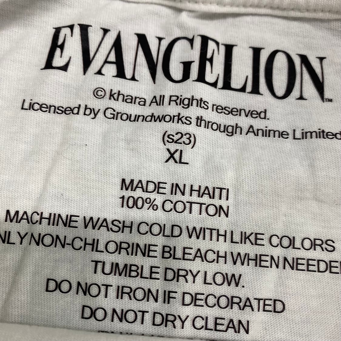 에반게리온 오피셜 애니메이션 티셔츠 상품이미지3