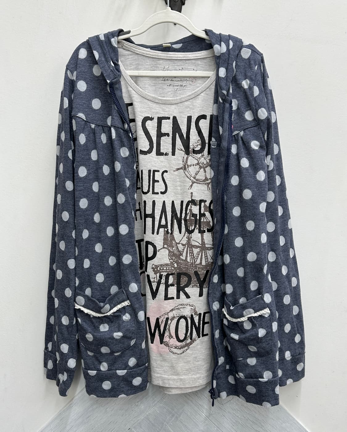 🍑하구미의  러블리 코디세트🍑괴짜 도트 반팔티셔츠 숏팬츠 그런지  상품이미지3