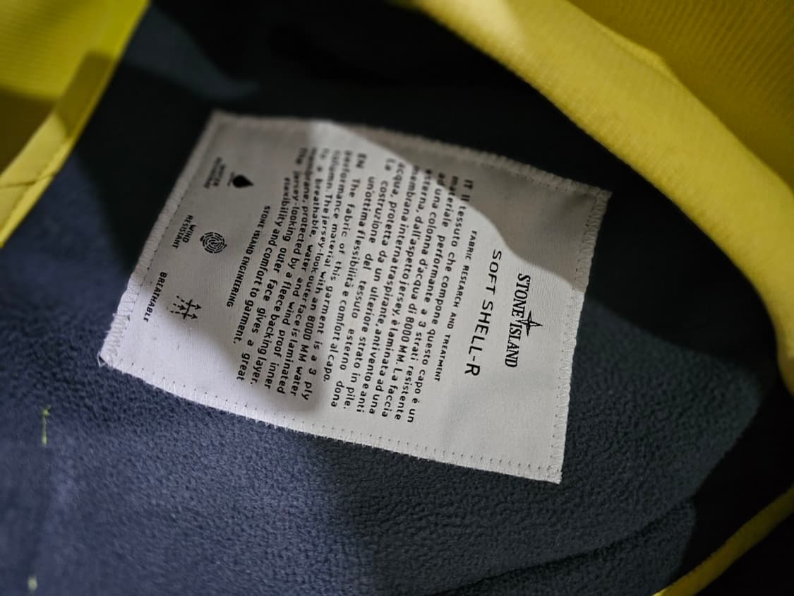 정품 스톤아일랜드 소프트 쉘 후드 점퍼 자켓 90 / S 상품이미지5