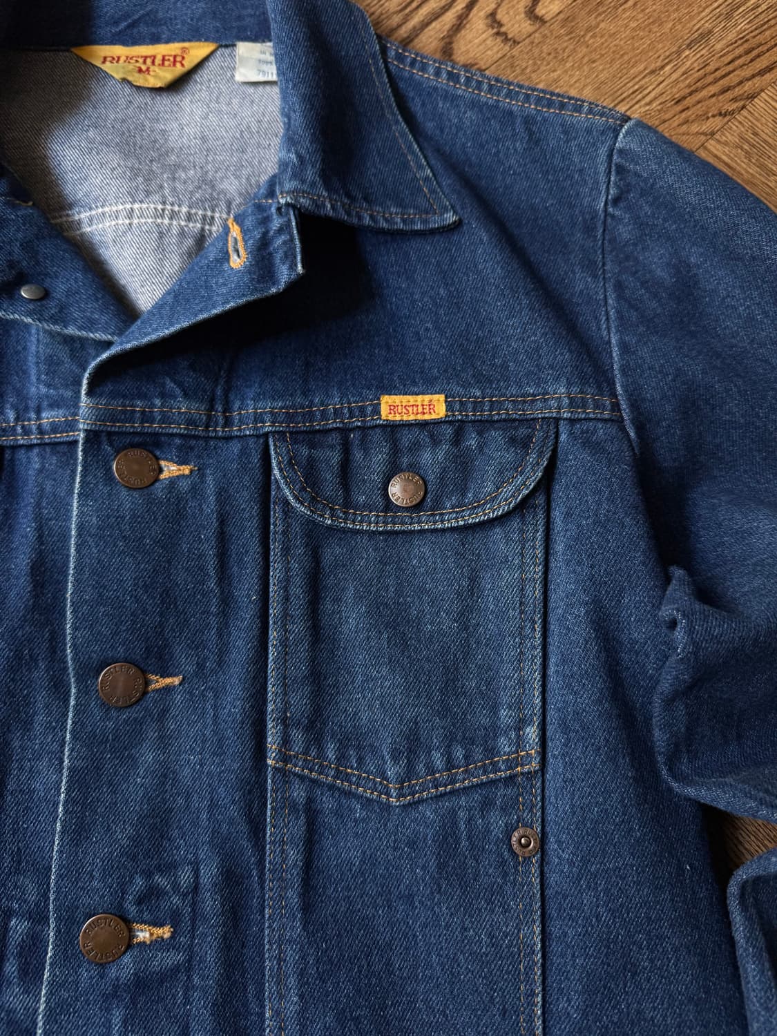 [M]RUSTLER by 랭글러 데님 트러커 자켓 상품이미지3