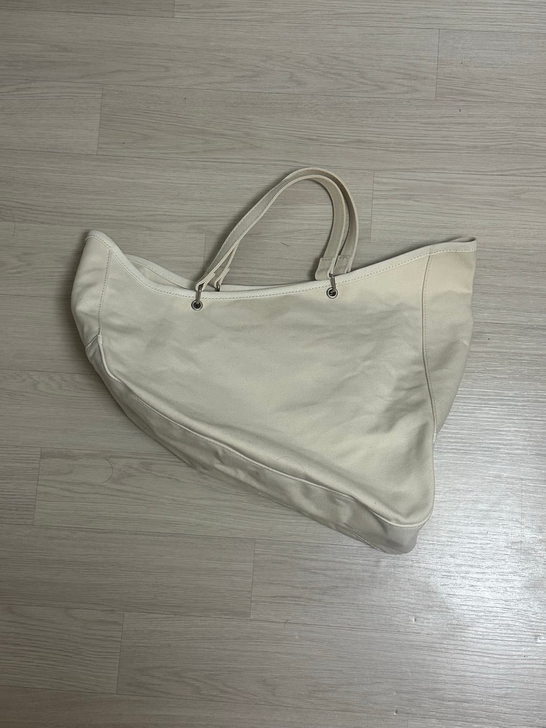 Comme des garcons 꼼데 더 비틀즈 캔버스 보트백 상품이미지6