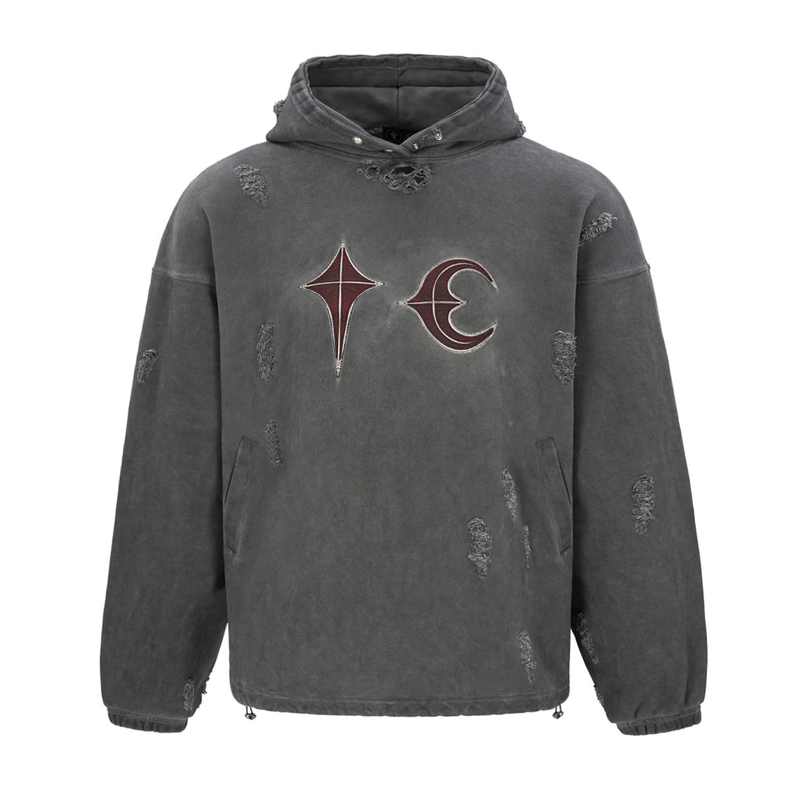 Thug Club Rock Hoodie Gray 상품이미지6