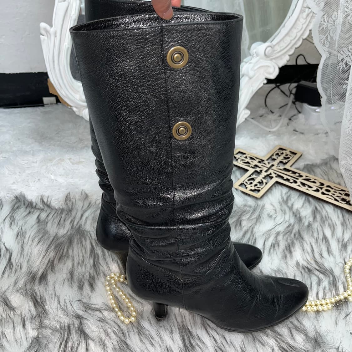 반타지 레더 부츠힐 상품이미지4