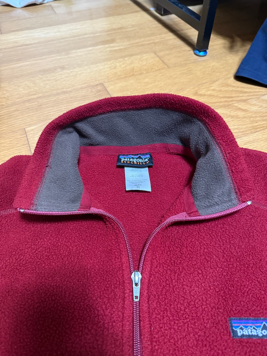 M 파타고니아 빈티지 신칠라 마수피얼 레드와인컬러 상품이미지8
