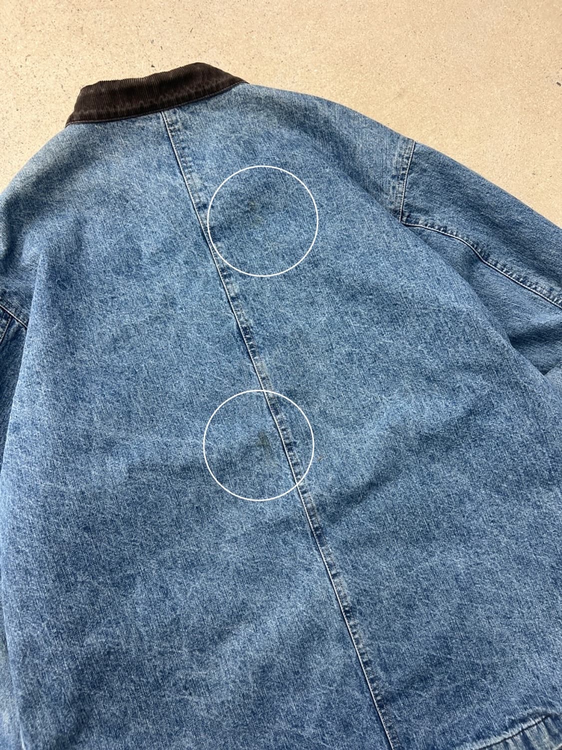 갭 90s 데님 초어 코트 자켓 / 올드 갭 상품이미지10