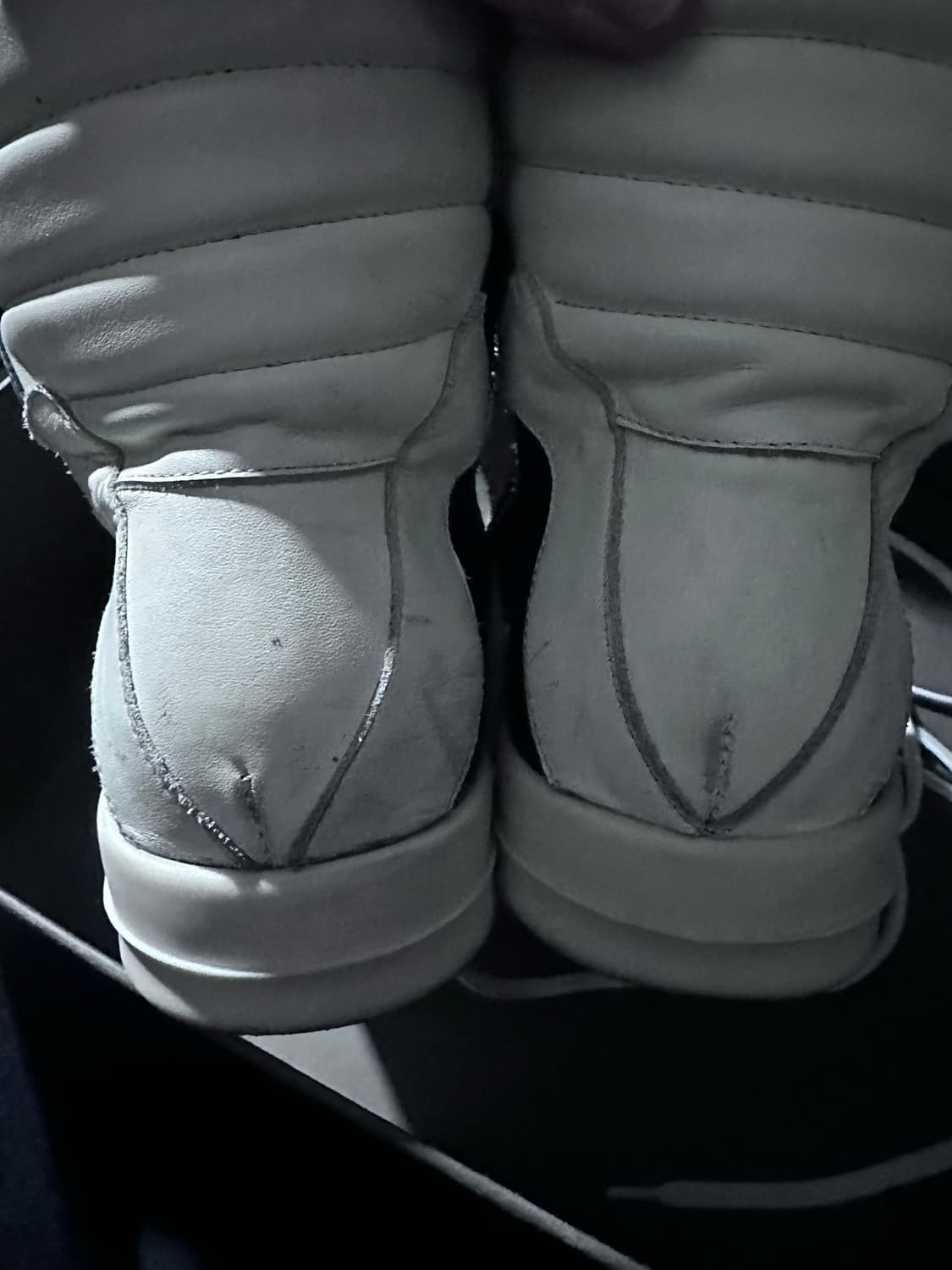 릭오웬스 지오바스켓 41.5 size 밀크블랙 상품이미지4