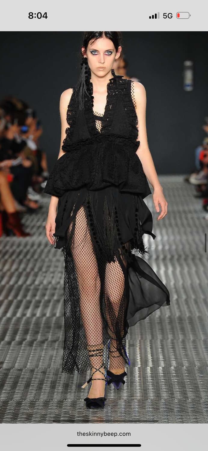 N21 2017 SS 런웨이 블랙 폼폼 장식 벨트 상품이미지3