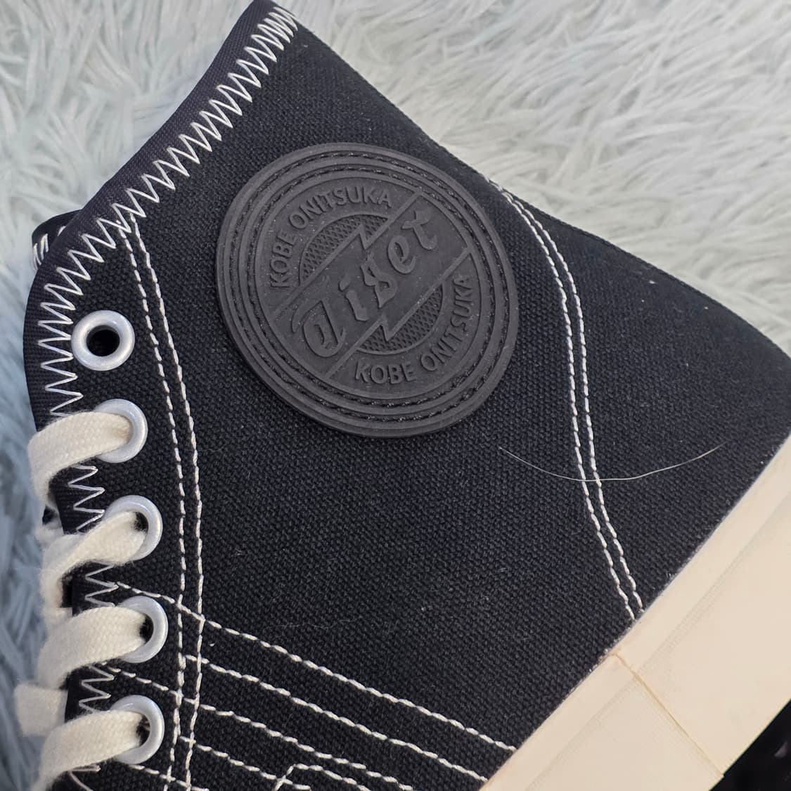 7a-1:오니츠카타이거 하이탑 캔버스 블랙(235)-거의새거 상품이미지7