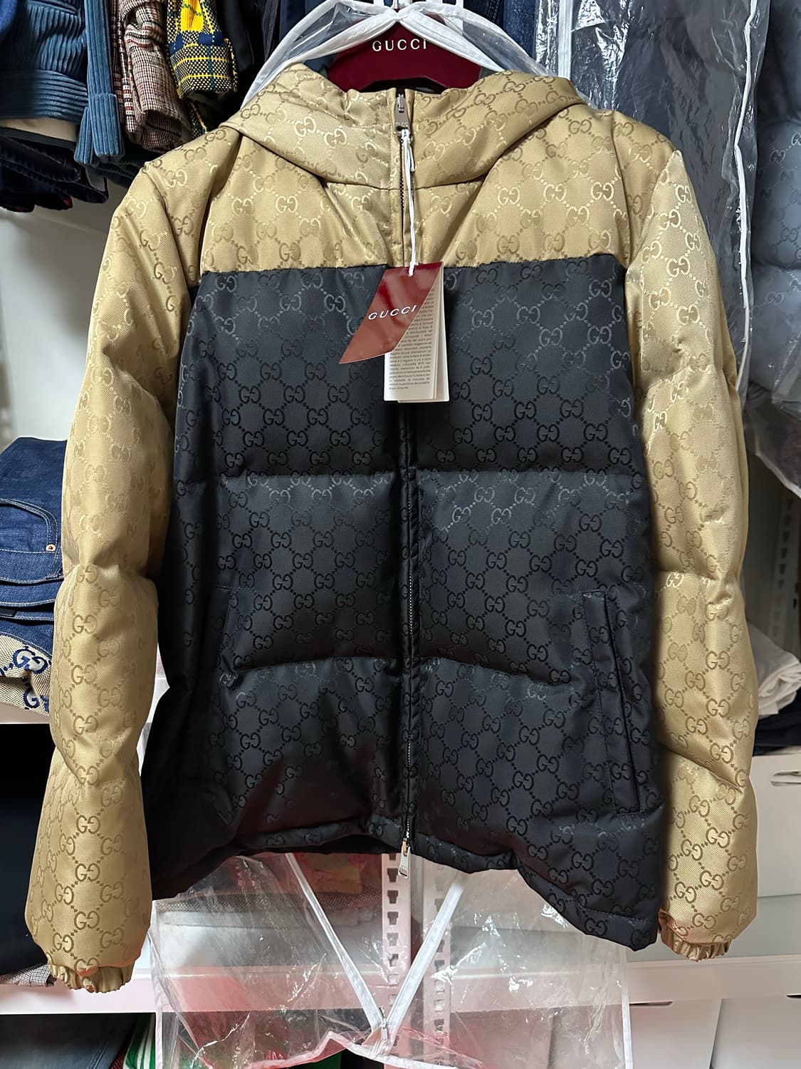 구찌 다운 패딩 새상품 48(100)최저가 상품이미지6