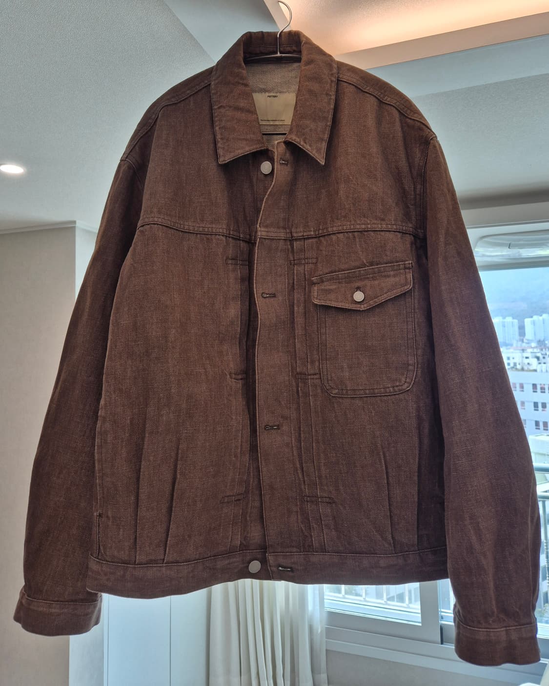 포터리 트러커 자켓 타입1 브라운 3사이즈 상품이미지2