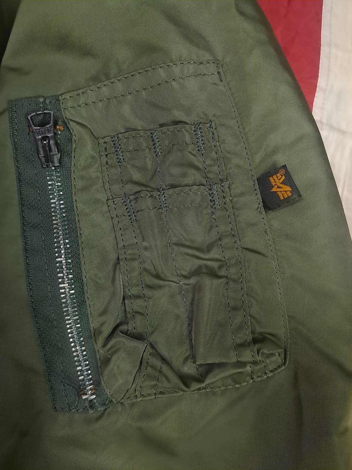 오리지날 90's 미국제조 민수용 알파사 MA-1 항공점퍼 상품이미지3